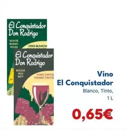 Oferta de El Conquistador - Vino por 0,65€ en Cash Unide