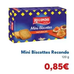 Oferta de Recondo - Mini Biscottes por 0,85€ en Cash Unide