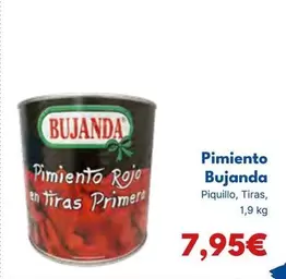 Oferta de Bujanda - Pimiento por 7,95€ en Cash Unide