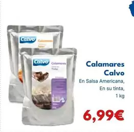 Oferta de Calvo - Calamares por 6,99€ en Cash Unide