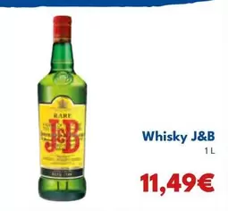 Oferta de J&B - Whisky por 11,49€ en Cash Unide