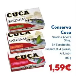 Oferta de Cuca - Conserva por 1,59€ en Cash Unide