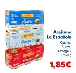 Oferta de La Española - Aceituna por 1,85€ en Cash Unide