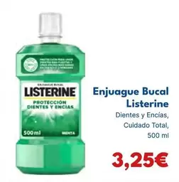 Oferta de Listerine - Enjuague Bucal por 3,25€ en Cash Unide