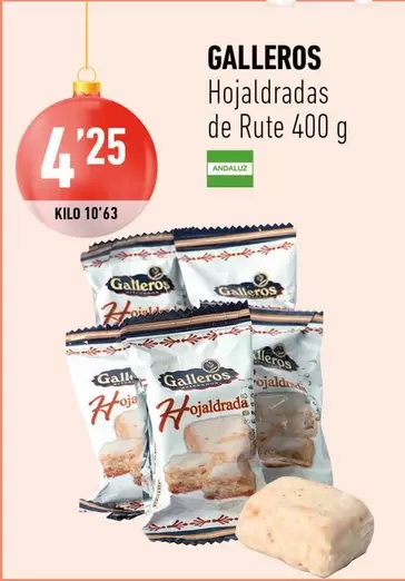 Oferta de Galleros - Hojaldradas De Rute por 4,25€ en Supermercados Deza