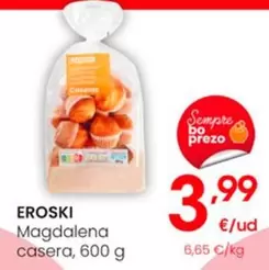 Oferta de Eroski - Magdalena Casera por 3,99€ en Eroski