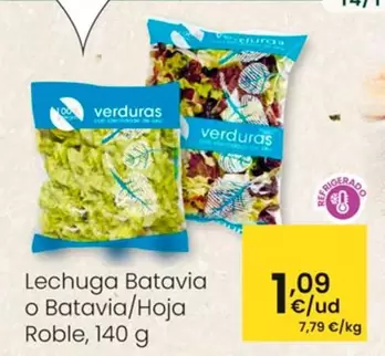 Oferta de Lechuga Batavia O Batavia/Hoja Roble por 1,09€ en Eroski