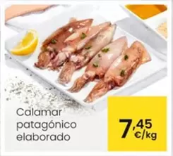 Oferta de Calamar Patagonico Elaborado por 7,45€ en Eroski