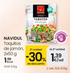 Oferta de Navidul - Taquitos De Jamon por 1,99€ en Eroski