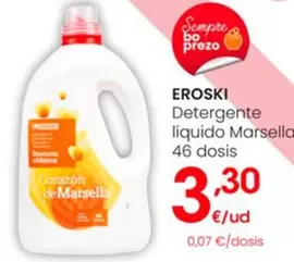 Oferta de Eroski - Detergente Líquido Marsella por 3,3€ en Eroski