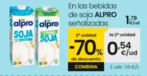 Oferta de Alpro - En Las Bebidas De Soja por 1,79€ en Eroski