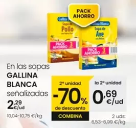 Oferta de Gallina Blanca - En Las Sopas por 2,29€ en Eroski