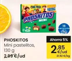 Oferta de Phoskitos - Mini Pastelitos por 2,85€ en Eroski