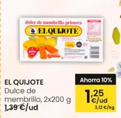 Oferta de El Quijote - Dulce De Membrillo por 1,25€ en Eroski