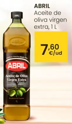 Oferta de Abril - Aceite De Oliva Virgen Extra por 7,6€ en Eroski