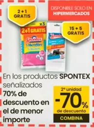 Oferta de Spontex - En Los Productos Senalizados en Eroski