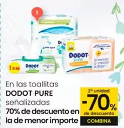 Oferta de Dodot - En Las Toallitas en Eroski