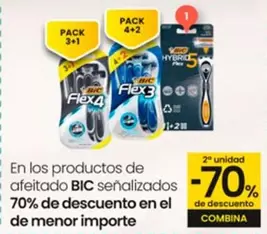 Oferta de BIC - En Los Productos De Afeitado Senalizados en Eroski