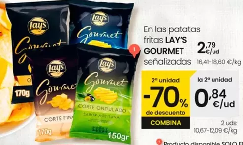 Oferta de Lay's - En Las Patatas Fritas Señalizadas por 2,79€ en Eroski