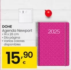 Oferta de Dohe - Agenda Newport por 15,9€ en Eroski