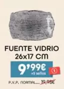 Oferta de Fuente Vidrio por 9,99€ en Eroski