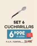 Oferta de Set 6 Cucharillas por 6,99€ en Eroski