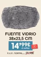 Oferta de Fuente Vidrio por 14,99€ en Eroski