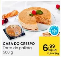 Oferta de Casa Do Crespo - Tarta De Galleta por 6,99€ en Eroski