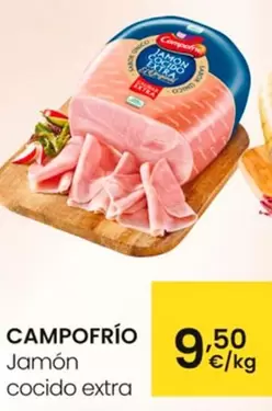 Oferta de Campofrío - Jamón Cocido Extra por 9,5€ en Eroski