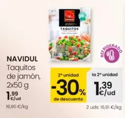 Oferta de Navidul - Taquitos De Jamón por 1,99€ en Eroski