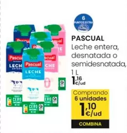 Oferta de Pascual - Leche Entera por 1,16€ en Eroski