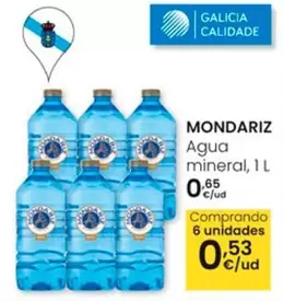 Oferta de Mondariz - Agua Mineral por 0,65€ en Eroski