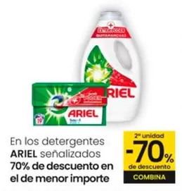 Oferta de Ariel - En Los Detergentes  en Eroski