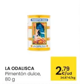 Oferta de La Odalisca - Pimentón Dulce por 2,79€ en Eroski