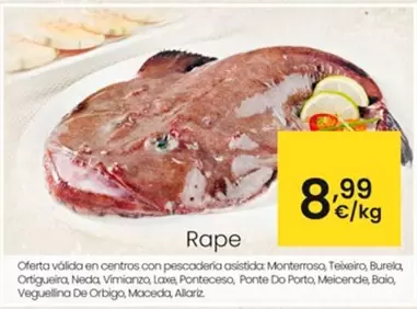 Oferta de Rape por 8,99€ en Eroski