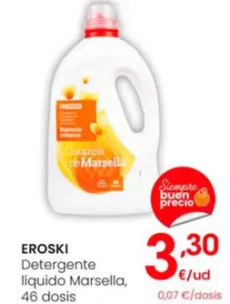 Oferta de Eroski - Detergente Líquido Marsella por 3,3€ en Eroski