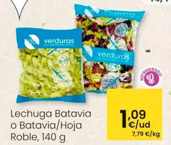 Oferta de Lechuga Batavia O Batavia/hoja Roble por 1,09€ en Eroski