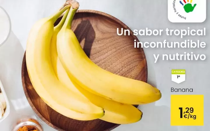 Oferta de Banana por 1,29€ en Eroski