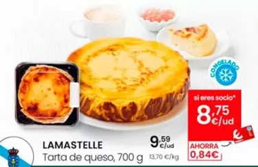 Oferta de Lamastelle - Tarta De Queso por 9,59€ en Eroski