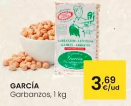 Oferta de Garcia - Garbanzos por 3,69€ en Eroski