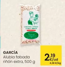 Oferta de Garcia - Alubia Fabada Riñón Extra por 2,19€ en Eroski