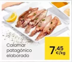 Oferta de Calamar Patagonico Elaborado por 7,45€ en Eroski