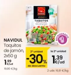 Oferta de Navidul - Taquitos De Jamon por 1,99€ en Eroski