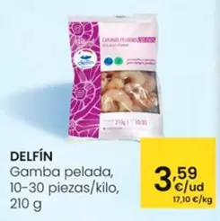 Oferta de Delfín - Gamba Pelada por 3,59€ en Eroski