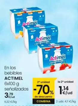 Oferta de Actimel - En Los Bebibles por 3,79€ en Eroski