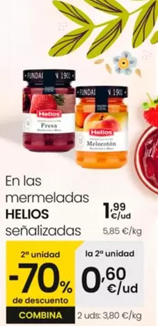 Oferta de Helios - En Las Mermeladas Señalizadas por 1,99€ en Eroski