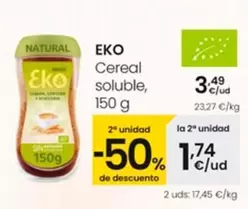 Oferta de Eko - Cereal Soluble  por 3,49€ en Eroski