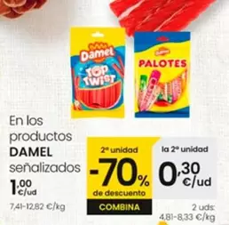 Oferta de DAmel - En Los Productos Senalizados por 1€ en Eroski