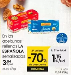 Oferta de La Española - En Las Aceitunas Rellenas por 3,84€ en Eroski