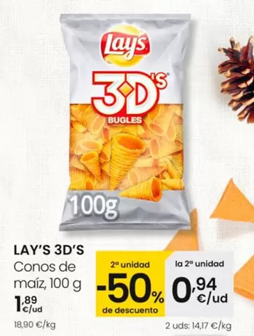 Oferta de Lay's - Conos De Maiz por 1,89€ en Eroski